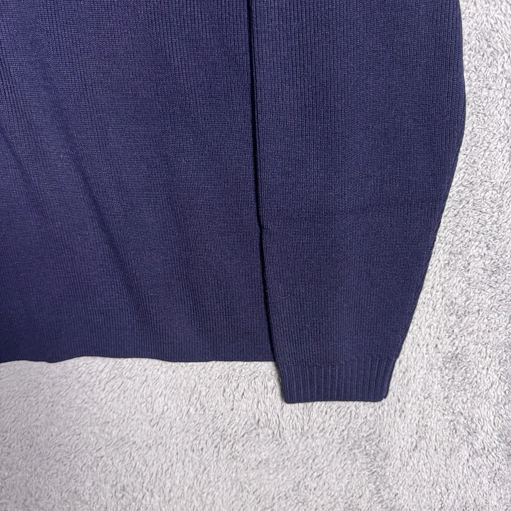 Polo Ralph Lauren Sweater Mens L Wool Sailor Fisherman Button Shoulder Italian